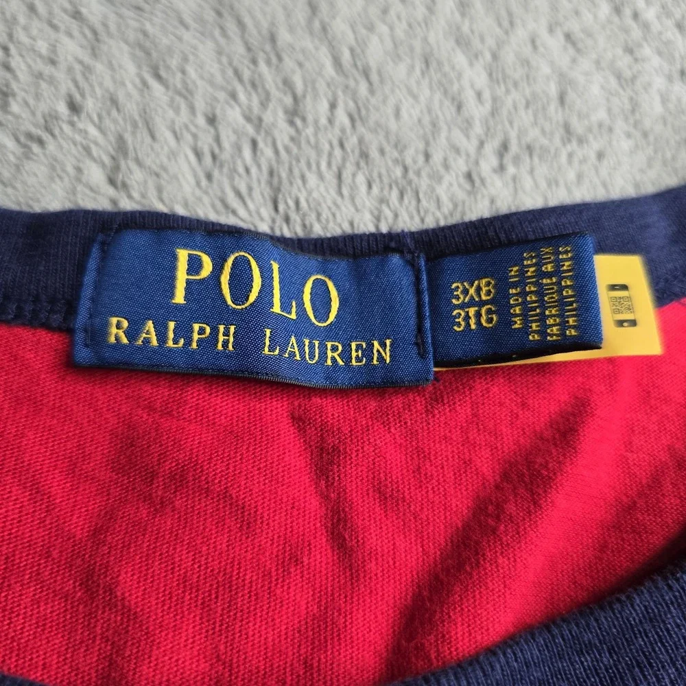 Polo Ralph Lauren Athletic Department T-Shirt Mens 3XB Red S/S Polo Track Team